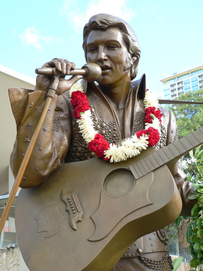 Elvis Statue in Hawaii