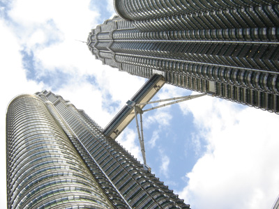 マレーシア　ペトロナスツインタワー